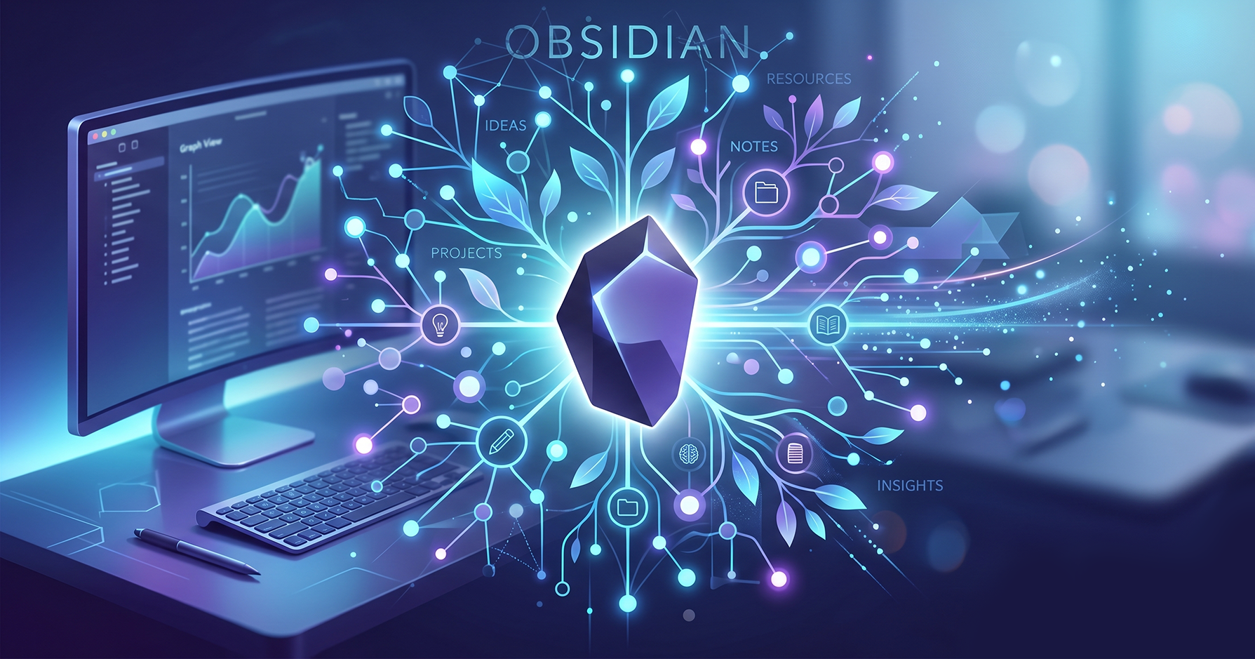 Obsidian як IDE для думок: будуємо масштабовану базу знань