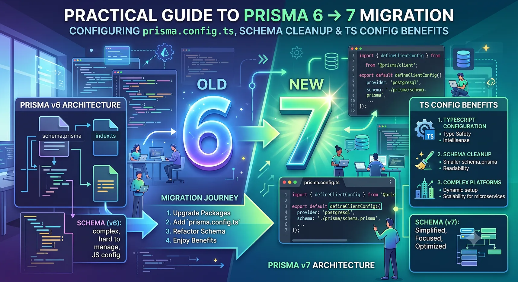 Prisma 7 під капотом: правильна міграція та prisma.config.ts