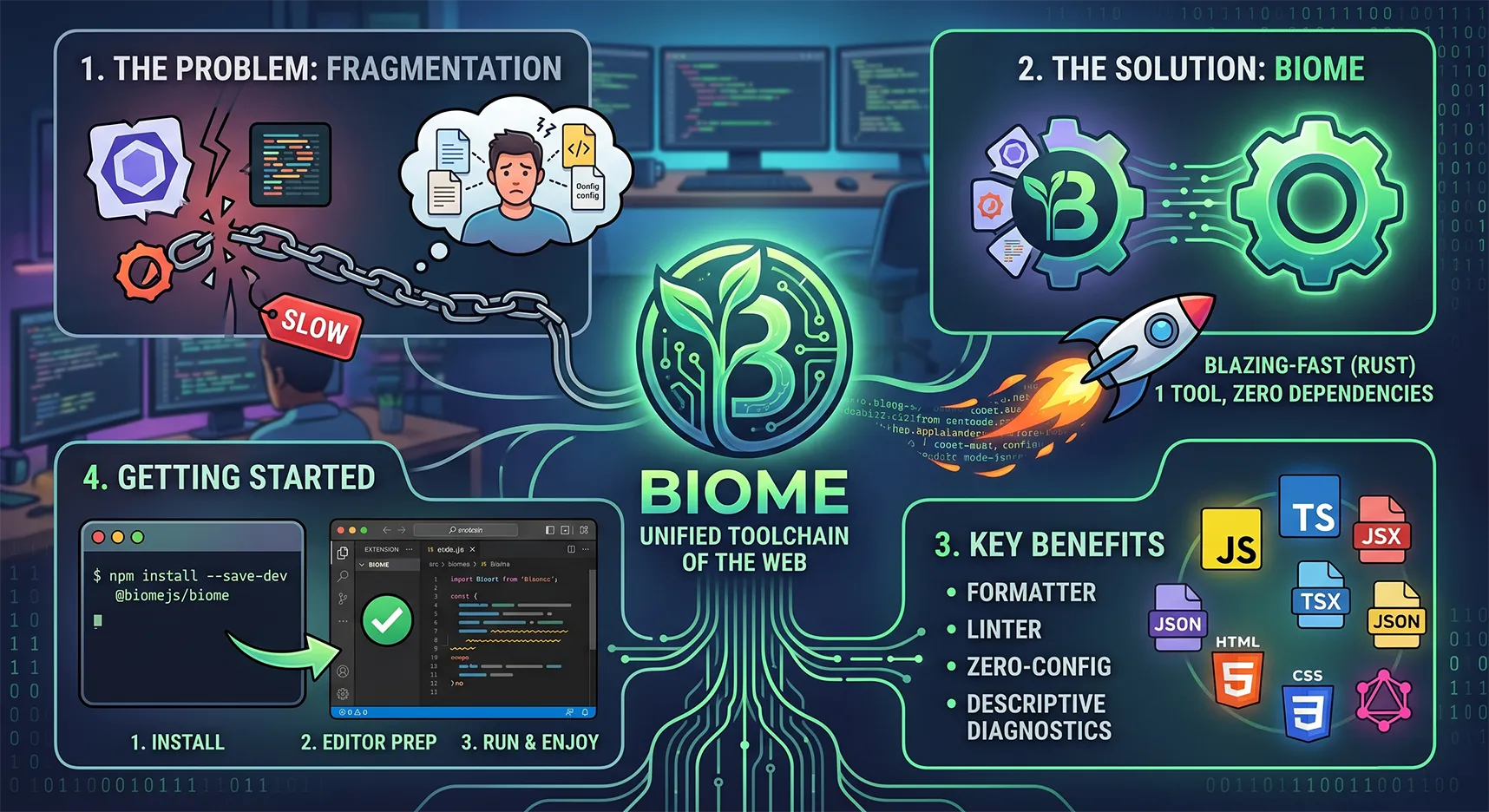 Biome: The Ultimate ESLint & Prettier Killer for Next.js