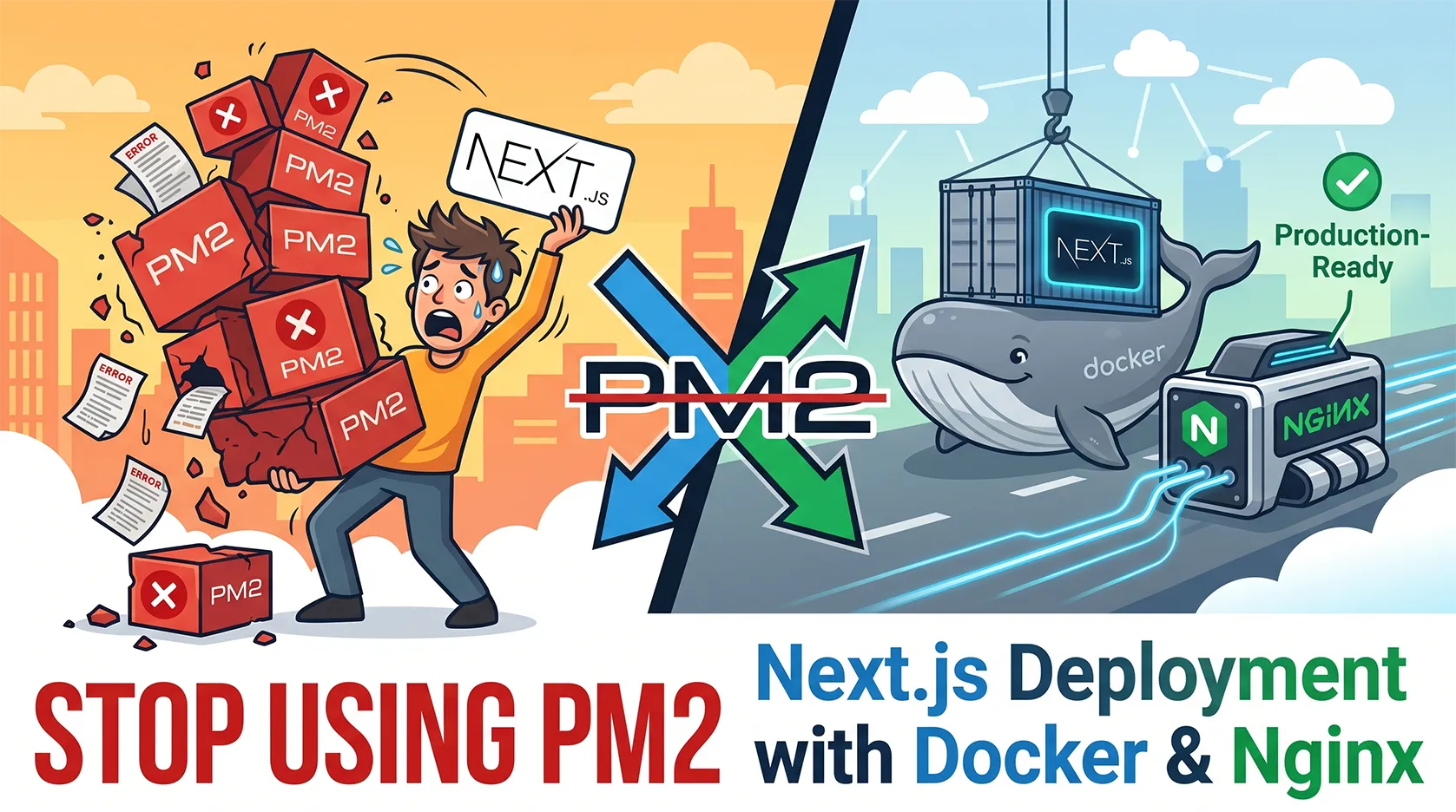 Stop Using PM2: Production-Ready Next.js Deployment with Docker & Nginx