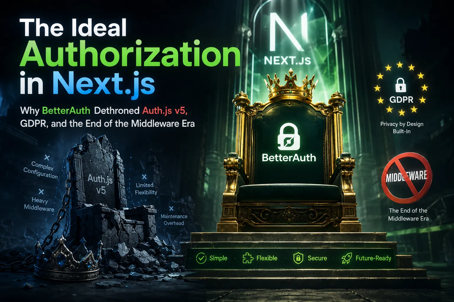 Next.js 16 + BetterAuth: The End of Middleware, Prisma 7 and GDPR Security
